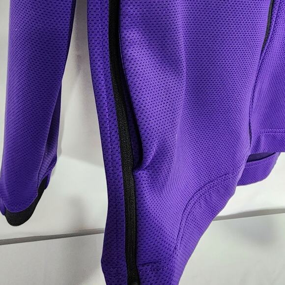 Los Angeles Lakers Nike Showtime Therma Flex Performance Full-Zip Purple Hoodie - Picture 8 of 14